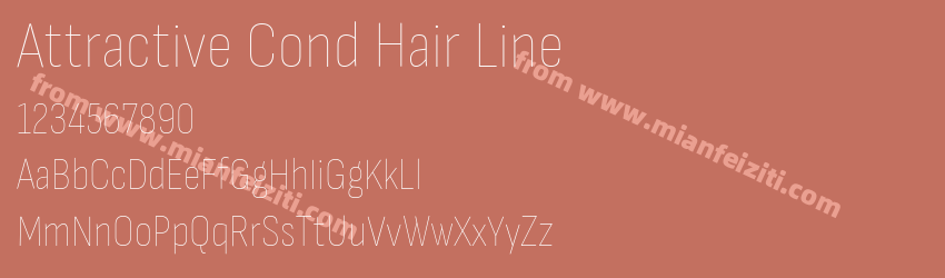Attractive Cond Hair Line预览图1