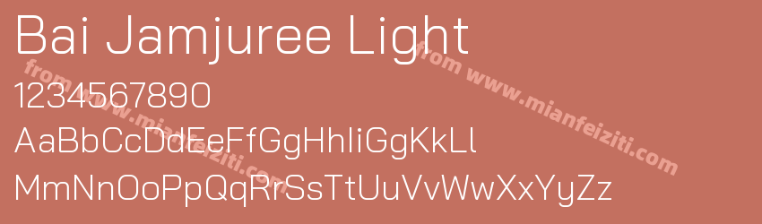 Bai Jamjuree Light预览图1