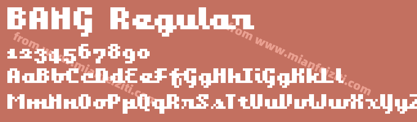 BANG Regular预览图1