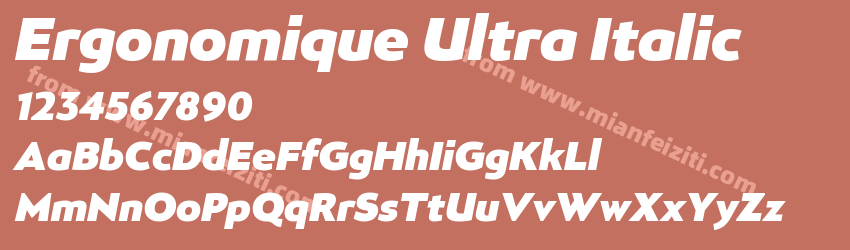 Ergonomique Ultra Italic预览图1