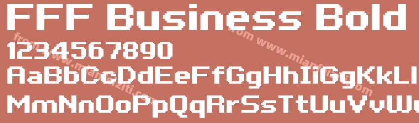 FFF Business Bold预览图1