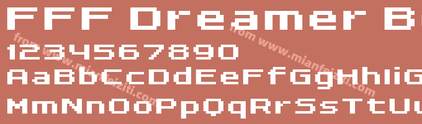 FFF Dreamer Bold Extended预览图1