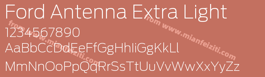 Ford Antenna Extra Light预览图1
