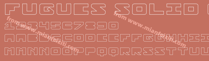 Fugues Solid Outline预览图1