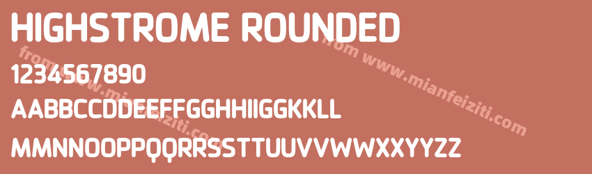 Highstrome Rounded预览图1