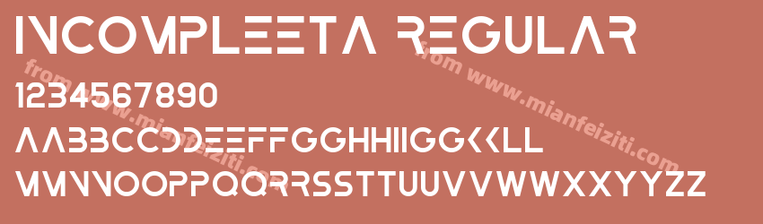 Incompleeta Regular预览图1