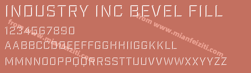 Industry Inc Bevel Fill预览图1