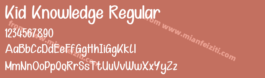 Kid Knowledge Regular预览图1