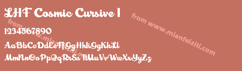 LHF Cosmic Cursive I预览图1