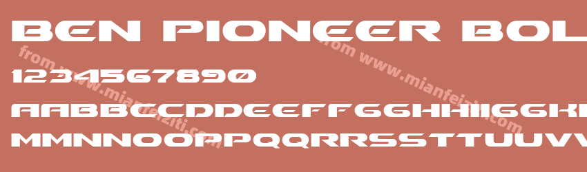 Ben Pioneer Bold预览图1