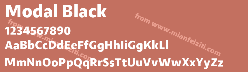 Modal Black预览图1
