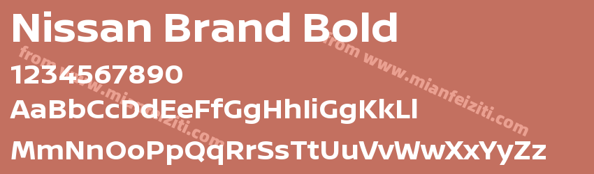 Nissan Brand Bold预览图1