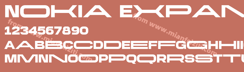 Nokia Expanded Extra Bold预览图1