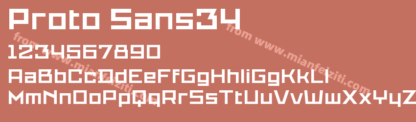 Proto Sans34预览图1