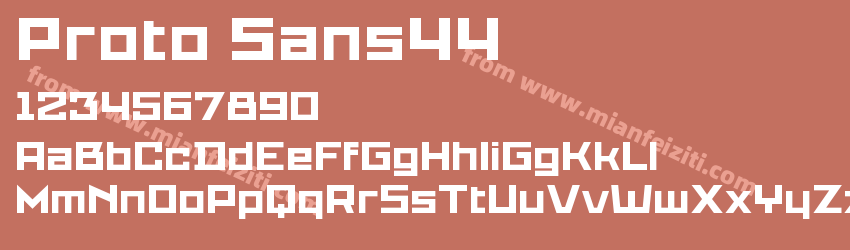 Proto Sans44预览图1