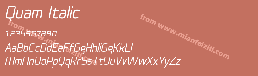 Quam Italic预览图1