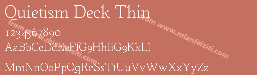 Quietism Deck Thin预览图1