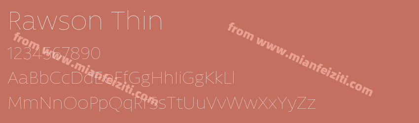 Rawson Thin预览图1