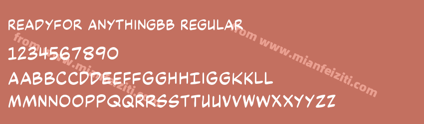 Readyfor AnythingBB Regular预览图1