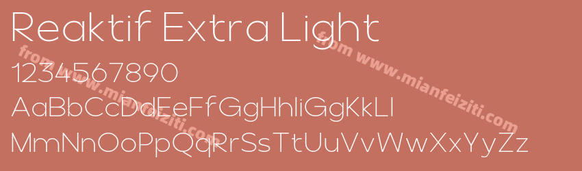 Reaktif Extra Light预览图1