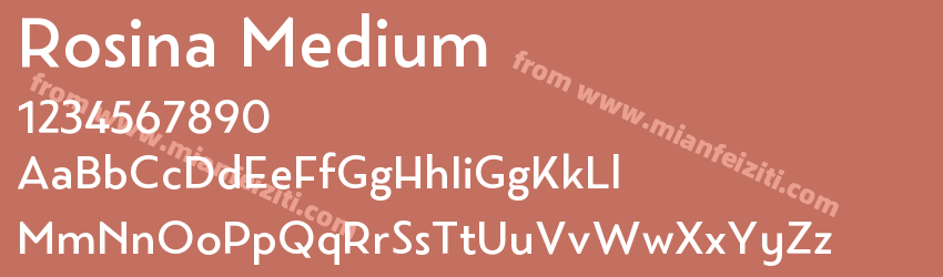 Rosina Medium预览图1