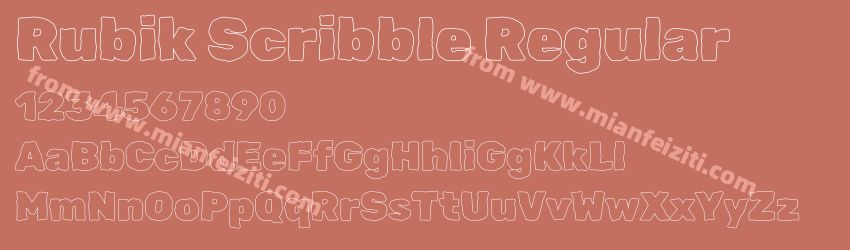Rubik Scribble Regular预览图1