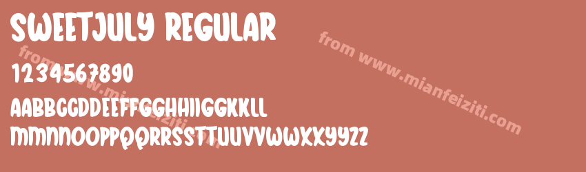 SWEETJULY Regular预览图1