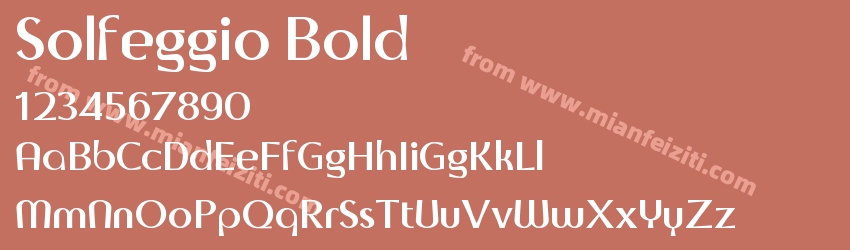 Solfeggio Bold预览图1