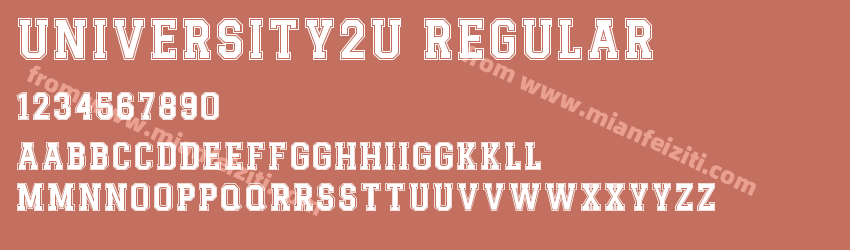 University2U Regular预览图1