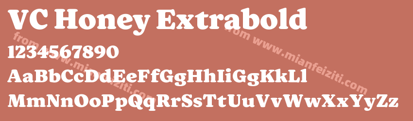VC Honey Extrabold预览图1
