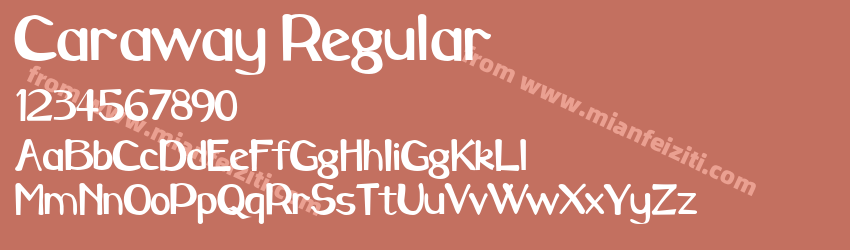 Caraway Regular预览图1