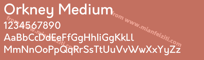 Orkney Medium预览图1