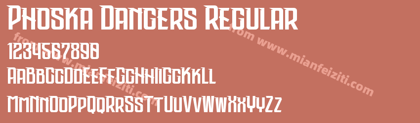 Phoska Dangers Regular预览图1