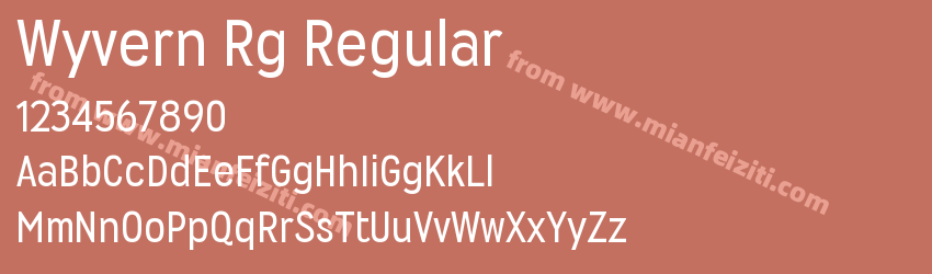 Wyvern Rg Regular预览图1
