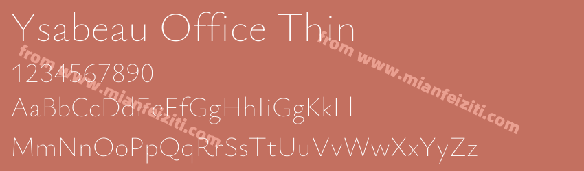 Ysabeau Office Thin预览图1