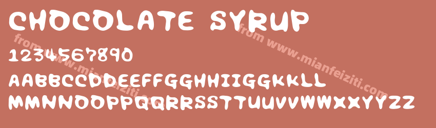 Chocolate syrup预览图1