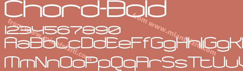 Chord Bold预览图1