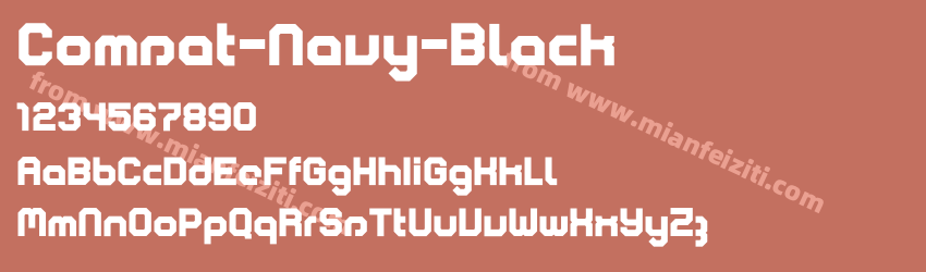 Comsat Navy Black预览图1