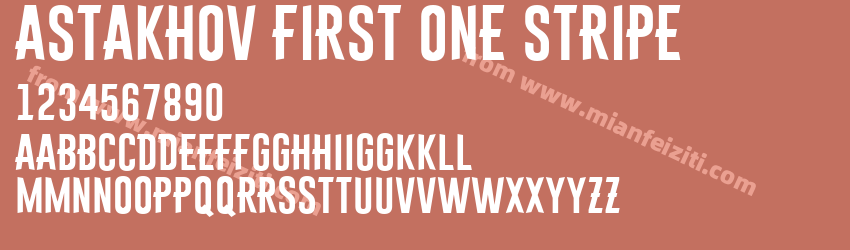Astakhov First One Stripe预览图1