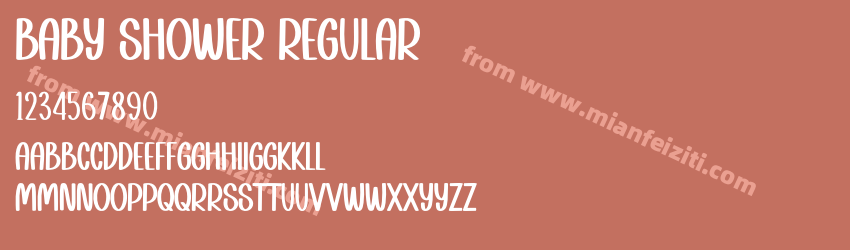 Baby Shower Regular预览图1