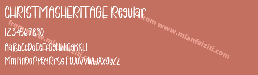 CHRISTMASHERITAGE Regular预览图1