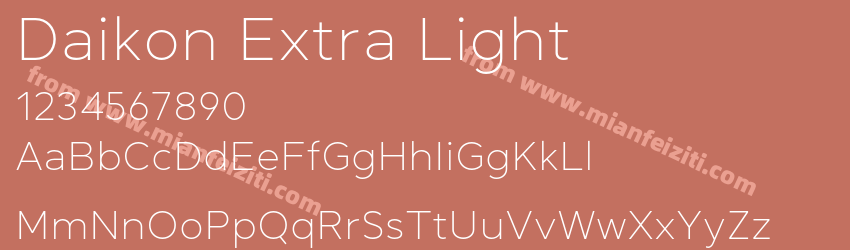 Daikon Extra Light预览图1
