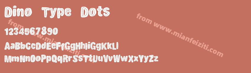 Dino Type Dots预览图1