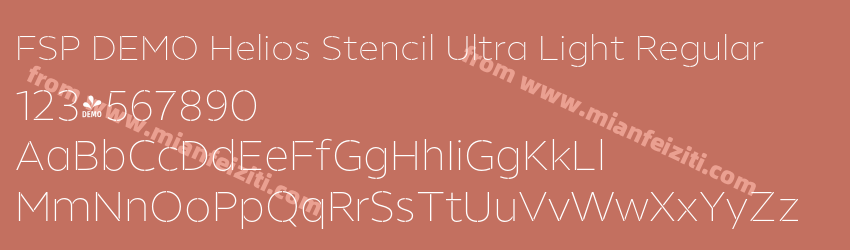 FSP DEMO Helios Stencil Ultra Light Regular预览图1
