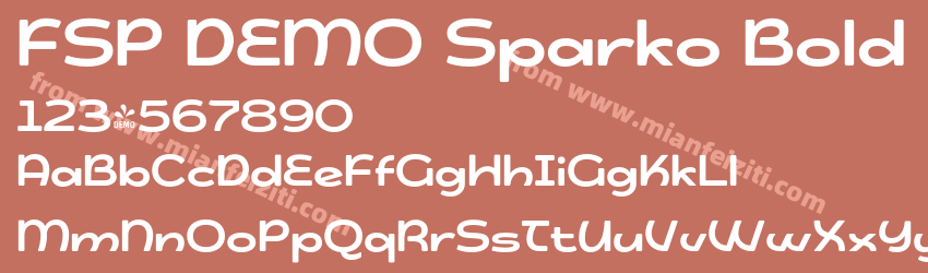 FSP DEMO Sparko Bold预览图1