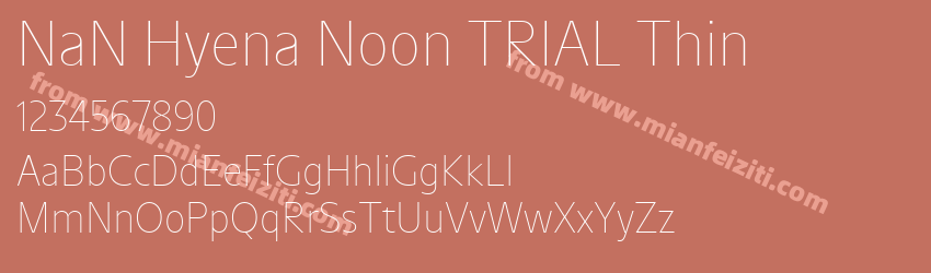NaN Hyena Noon TRIAL Thin预览图1
