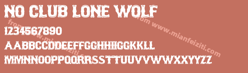 No Club Lone Wolf预览图1