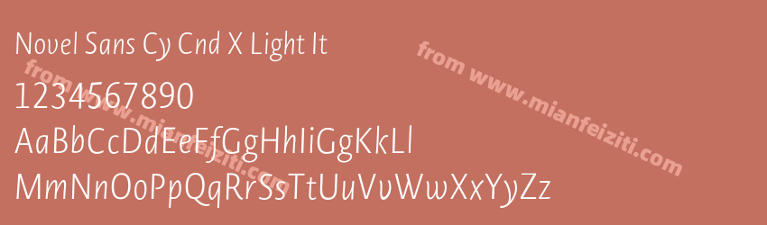Novel Sans Cy Cnd X Light It预览图1