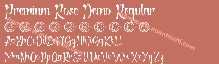Premium Rose Demo Regular预览图1