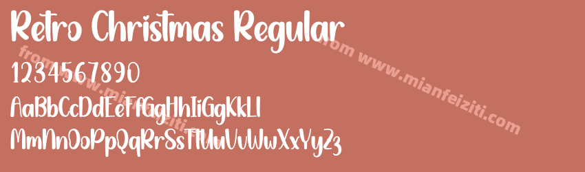 Retro Christmas Regular预览图1